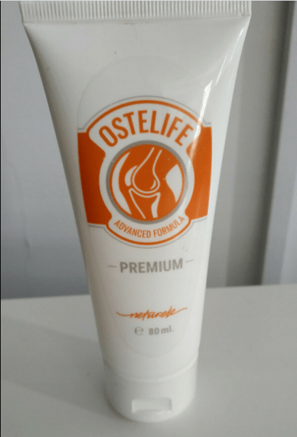 Снимка на туба със сметана, опит от използването на Ostelife Premium Plus